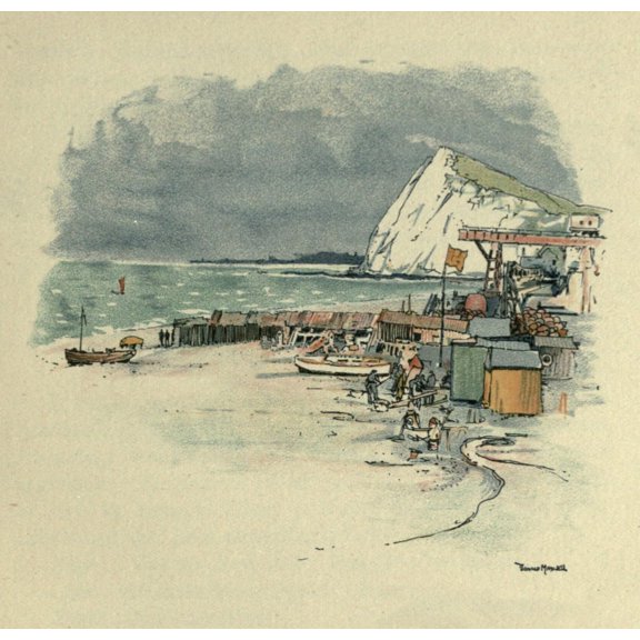 Unknown Kent 1922 Dover Foreshore Poster Print by Donald Maxwell (24 x 36)
