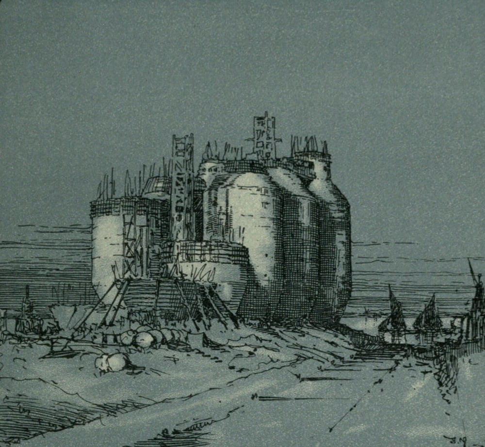 Unknown Kent 1922 Giant Jars at Greenhithe Canvas Art - Donald Maxwell (18 x 24)