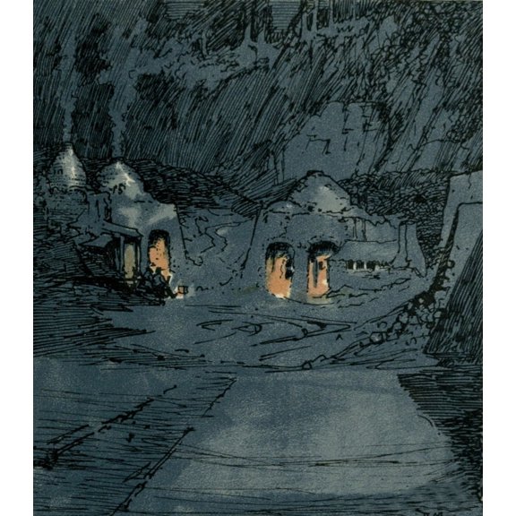 Unknown Kent 1922 Nearer East A fantasy at Bluebell Hill Canvas Art - Donald Maxwell (24 x 36)
