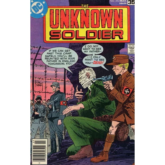 Unknown Soldier #213 VF ; DC Comic Book