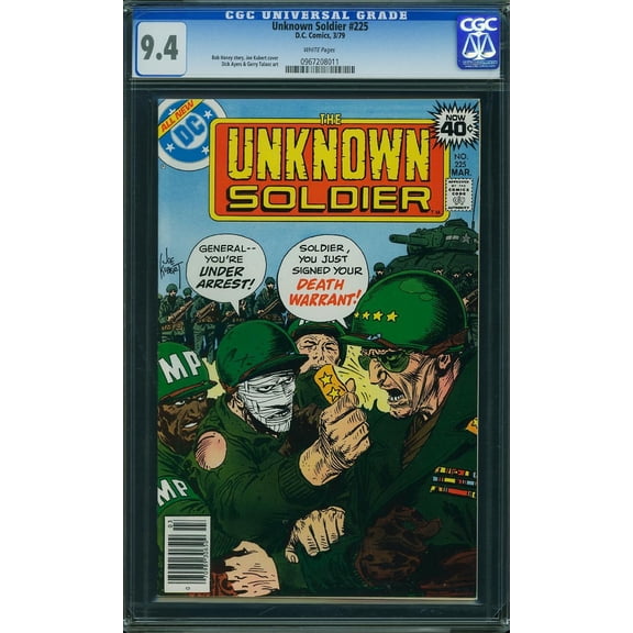 Unknown Soldier #225 - CGC 9.4 Comic Book