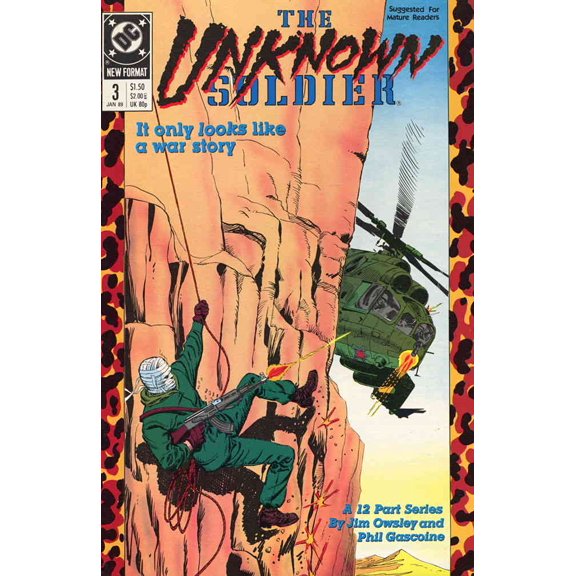 Unknown Soldier, The (Mini-Series) #3 VF ; DC Comic Book