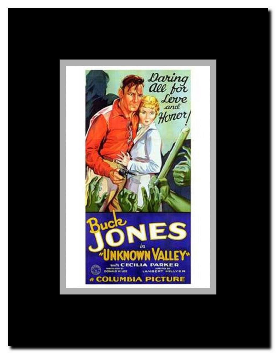 Unknown Valley Framed Movie Poster