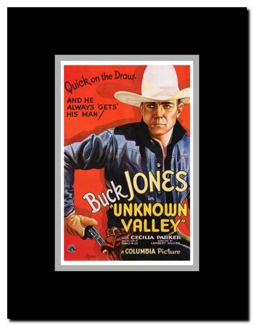 Unknown Valley Framed Movie Poster