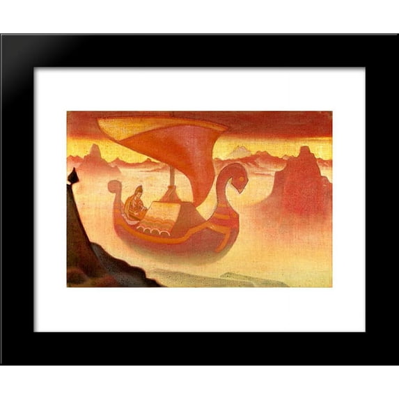 Unknown singer 20x24 Framed Art Print by Nicholas Roerich