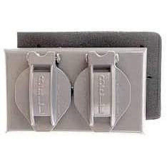 Unknown1 Outdoor Grey Single Weatherproof Duplex Box Cover Plastic