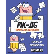 Unleash Your Creative Spark with PIK-JIG The Ultimate Art Activity Adventure for Adults - Funny Cats Edition Unleash Your Inner Picasso with PIK-JIG An Adult Grid Drawing Adventure Paperback