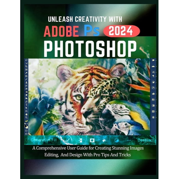Unleash Creativity with Adobe Photoshop 2024: A Comprehensive User Guide for Creating Stunning Images, Editing and Design with Pro Tips and Tricks (Paperback)