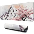 thumbnail image 1 of Unleash Gaming Precision: XL Pink Japanese Watercolor Cherry Blossom Mouse Pad, Non-Slip Rubber Base with Stitched Edges for Durability. An Ideal Blend of Style & Performance! 31.5x11.8 Inches., 1 of 7