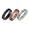 thumbnail image 1 of Unleash the Power of Magnetic Energy Therapy Bracelet for Stress, Anxiety, Arthritis, and Pain Relief - A Stylish Stainless Steel Gift for Men and Women (3-Pack), 1 of 6