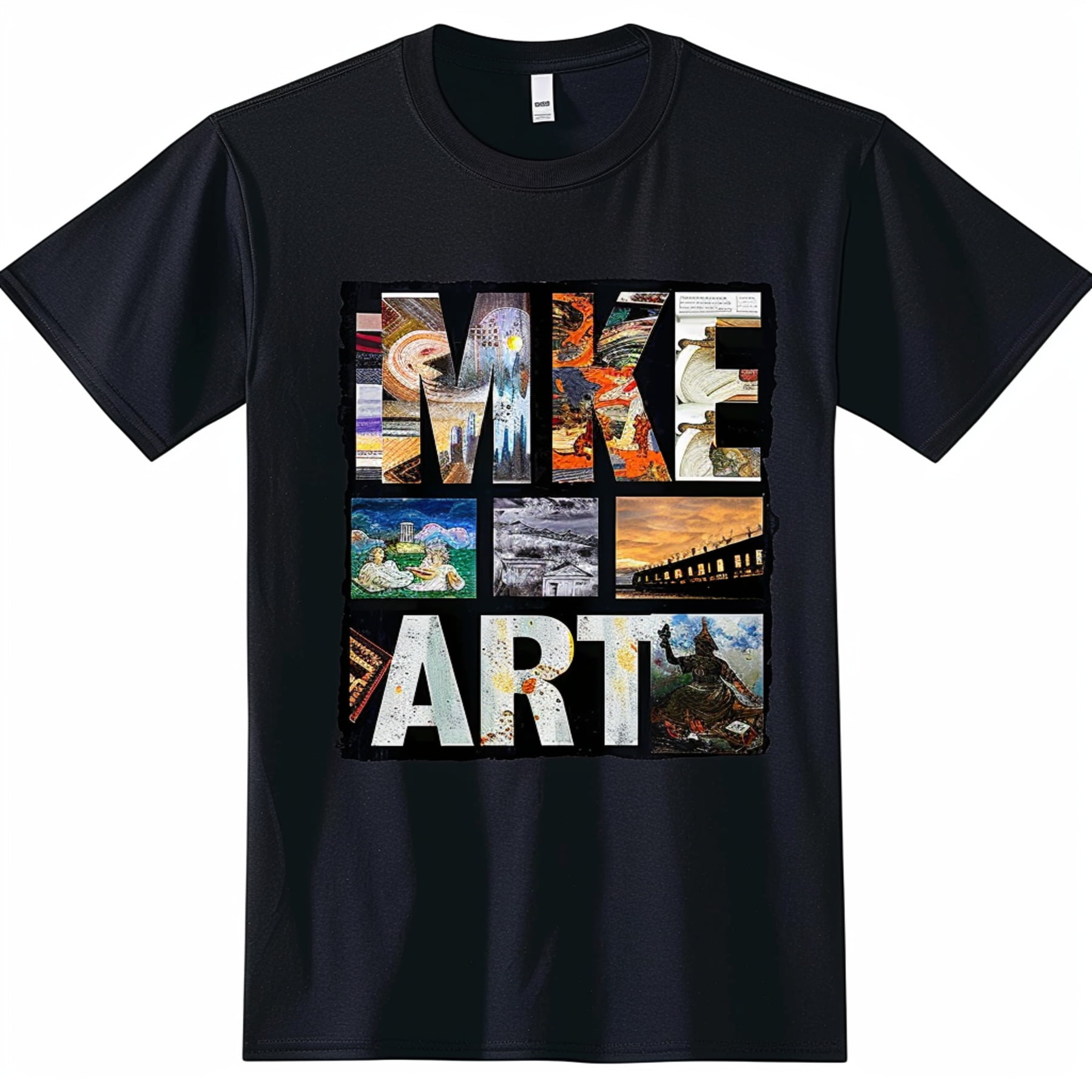 Unleash Your Creativity with Our MAKE ART Black TShirt A Masterpiece of