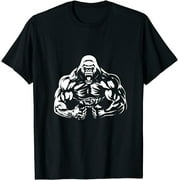 Unleash Your Inner Beast with the Gorilla Strong Workout Tee - Dominate the Gym in Style!