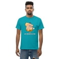 thumbnail image 1 of Unleash Your Inner Caveman! - 'AI Professor' - Humorous - Unisex classic tee (Tropical Blue, XL), 1 of 8