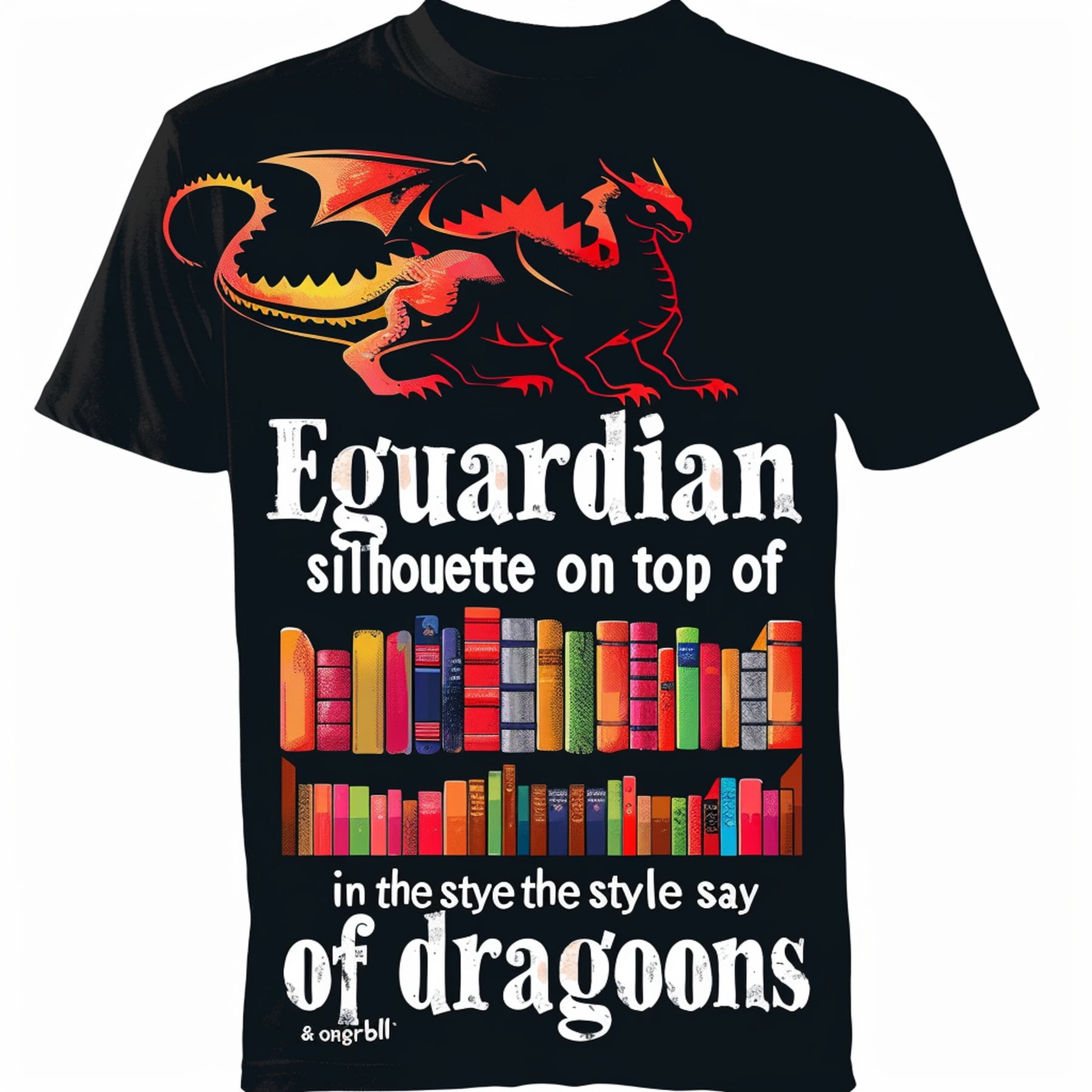 Unleash Your Inner Dragon with this Unique Eguardian TShirt Surreal