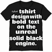 Unleash Your Inner Gamer with this Unreal Engine Style Black TShirt Stand Out from the Crowd and Level Up Your Style Game