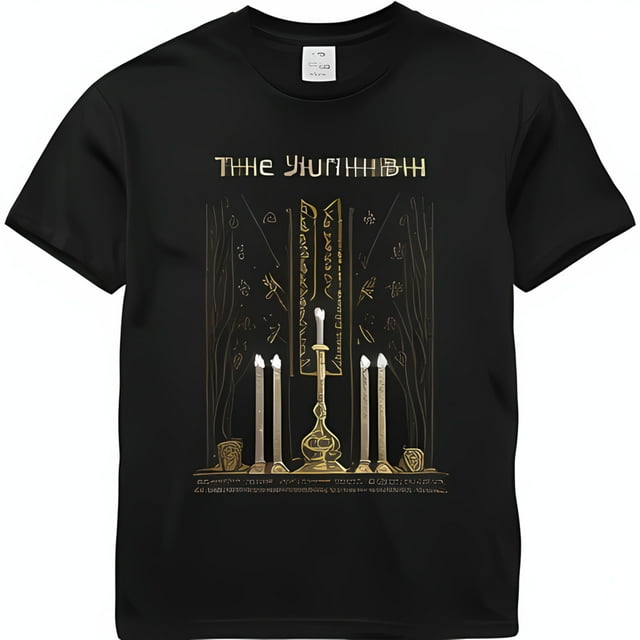 Unleash Your Inner Mystic with Intricate Rune and Candle Chest Graphic