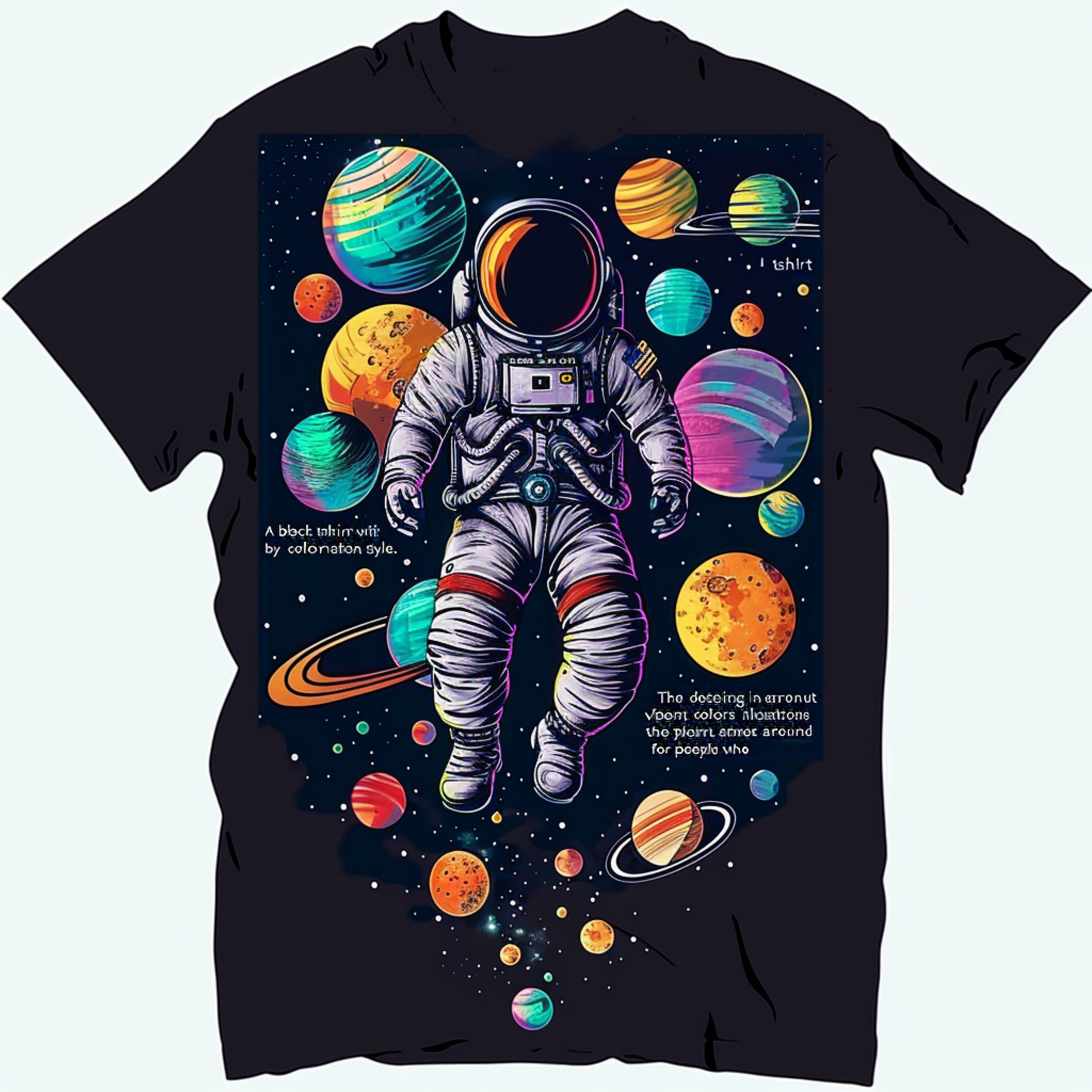Unleash Your Inner Space Explorer with this Vibrant Astronaut and