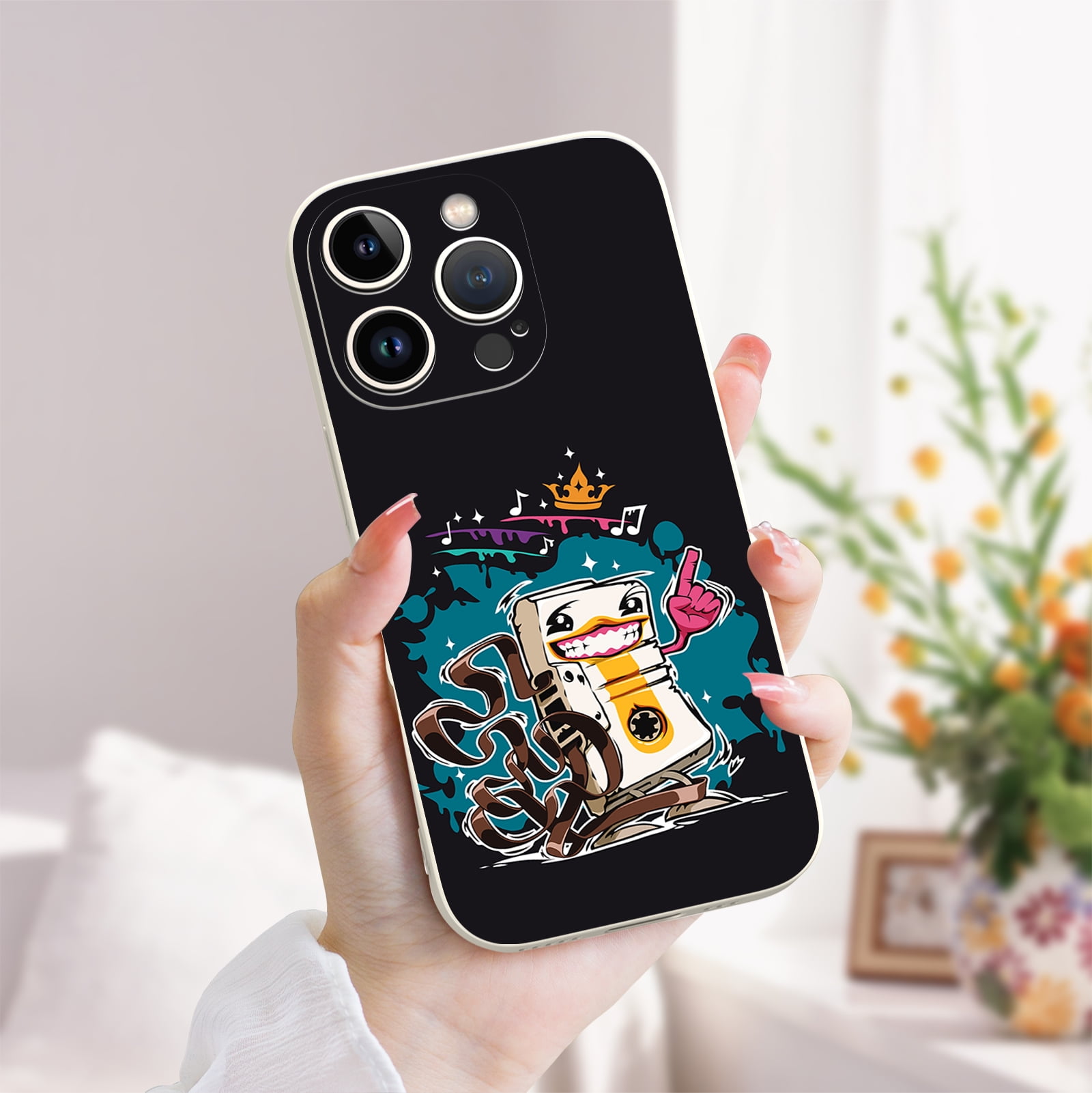 Unleash Your Personality Quirky Cartoon Illustration Matte Silver