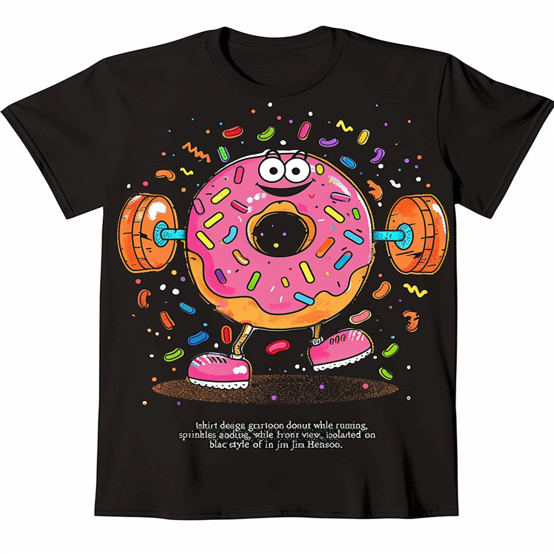Unleash Your Sweet Strength with Our Donut Workout Graphic Tee Elevate Your Style Game in Jim