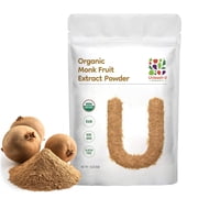 Unleash d Organic Monk Fruit Extract Powder, Plant-Based Sweetener, for Beverages and Recipes, 1 lb