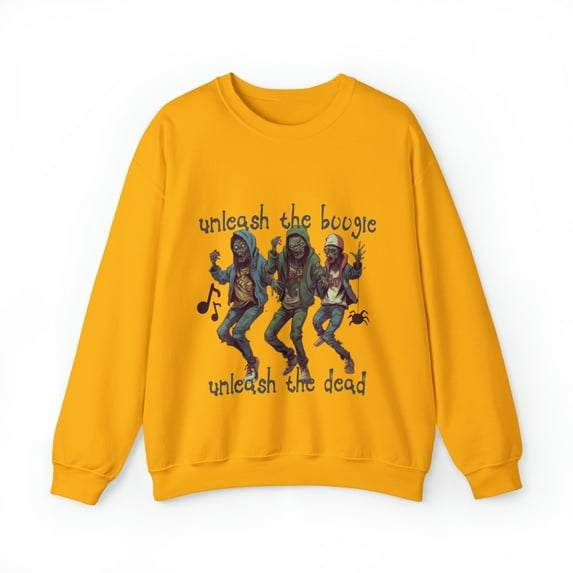 Unleash the Boogie Unleash the Dead Zombie Heavy Blend™ Crewneck Sweatshirt