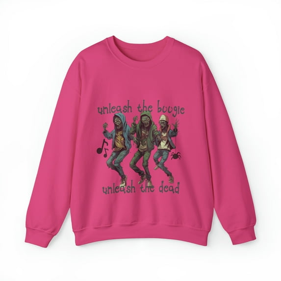 Unleash the Boogie Unleash the Dead Zombie Heavy Blend™ Crewneck Sweatshirt