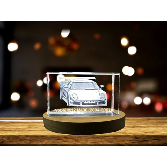Unleashed Performance: Noble M12 M400 (2004–2007) - 3D Engraved Crystal Tribute