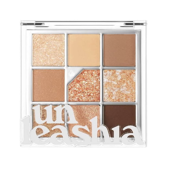Unleashia Glitterpedia Eyeshadow Palette, No.2 All of Brown, 0.28 oz