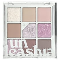 Unleashia Glitterpedia Eyeshadow Palette, No.4 All of Lavender Fog, 0.233 oz