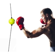 Unlimit Double End Punching Ball Speed Punching Bag Platform with Brackets, Black