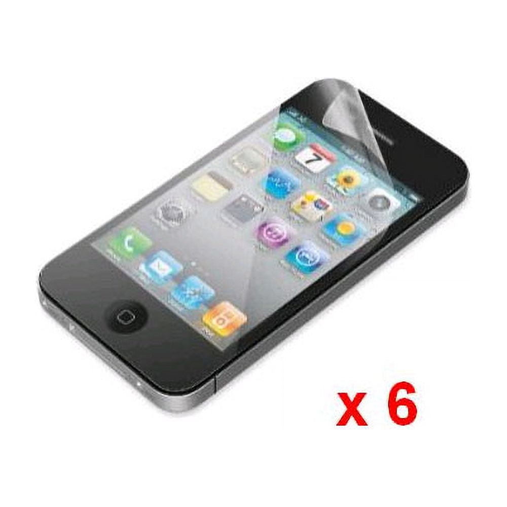 Unlimited Cellular Apple iPhone 4g 4s Screen Protectors 6 Pack