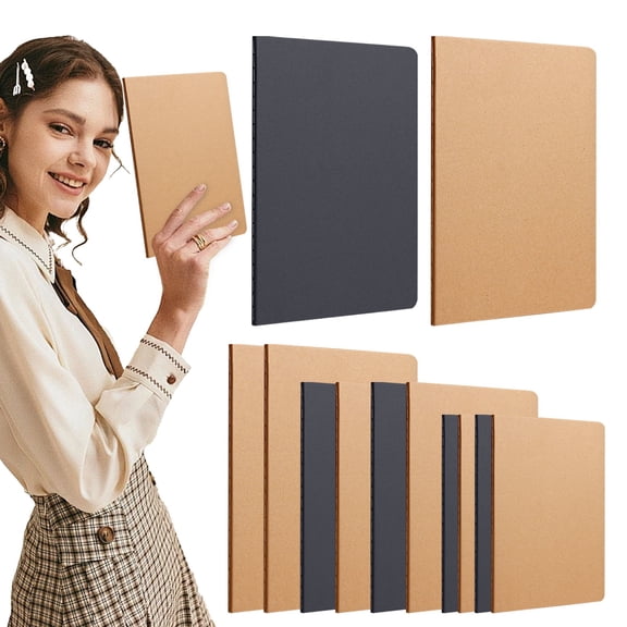 Unlined A5/B5 Sketchbook Notebook 36 Page Blank Journal for Drawing, Doodling, Travel Writing for Women