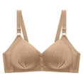 thumbnail image 1 of Unlined Comfort Sports Bra Adjustable Seamless Plunge Bra Strapless Push up Bra Comfort-Strap Wireless Bra, 1 of 3
