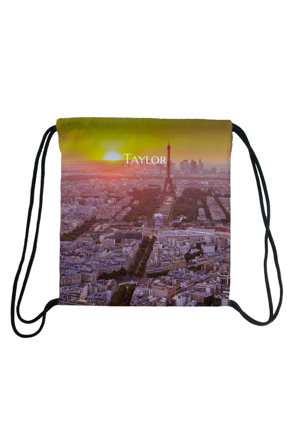 Customizable Lightweight Drawstring Gym Bag 14x16.5 Polyester Unisex