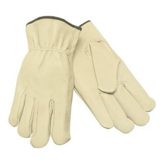 Unlined Driver Gloves Economy Grain Pigskin Large