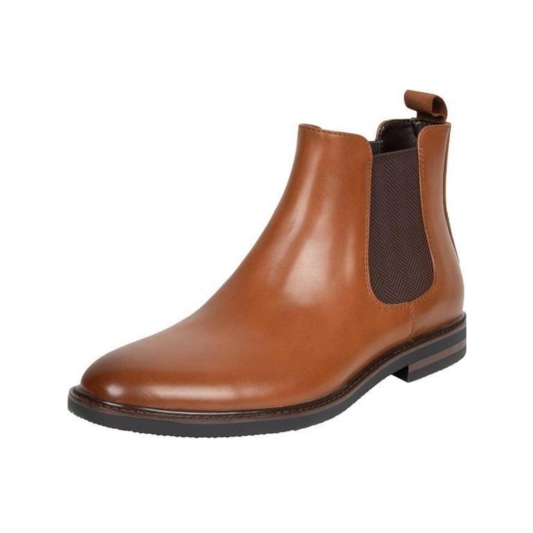 Unlisted by Kenneth Cole Men s Peyton Faux Leather Chelsea Boots