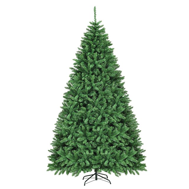 Unlit Artificial Christmas Tree Premium Hinged Fir Tree 9 Foot