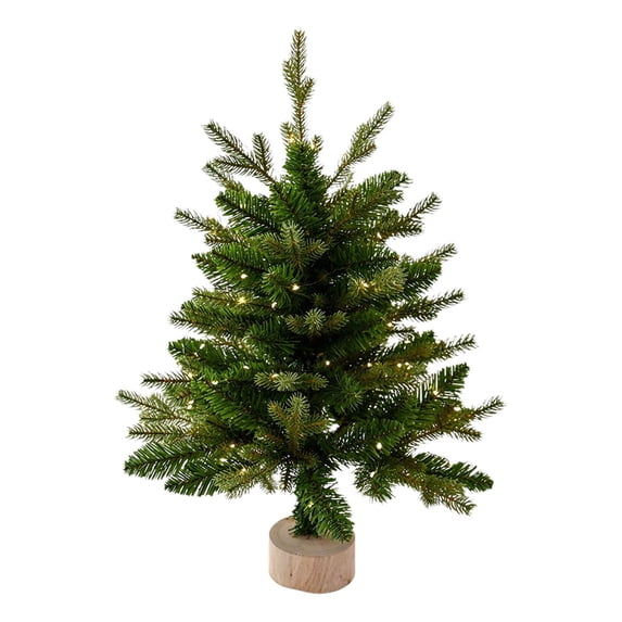Unlit Mini Artificial Christmas Tree, Includes Stand - Walmart.com