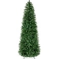 thumbnail image 1 of Unlit Pencil Christmas Tree, 6ft Premium Artificial Tree, Realistic Spruce Holiday Decor w/ 618 Branch Tips, Metal Base, 1 of 7