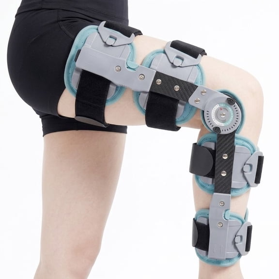 Unloader Hinged Knee Brace for Support and Recovery Stabilizing Orthopedic Knee Immobilizer  Meniscus Injury and Post-Surgery Rehabilitation