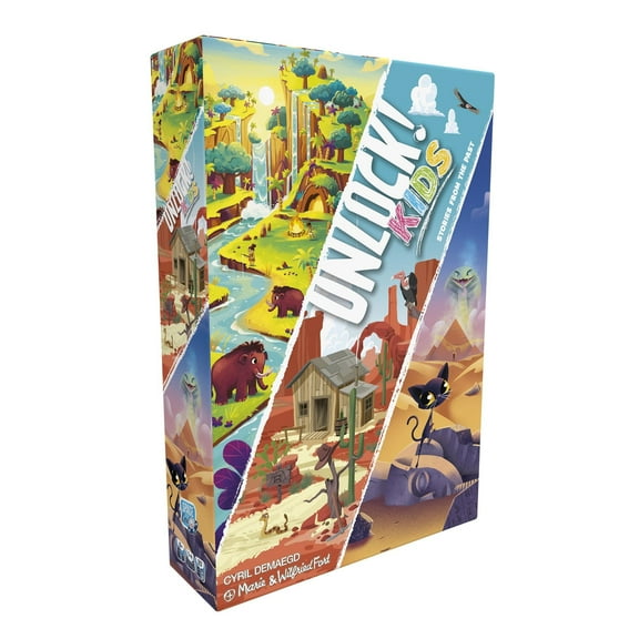 Unlock! Kids Stories from the Past Family Card Game for Ages 6 and up, from Asmodee