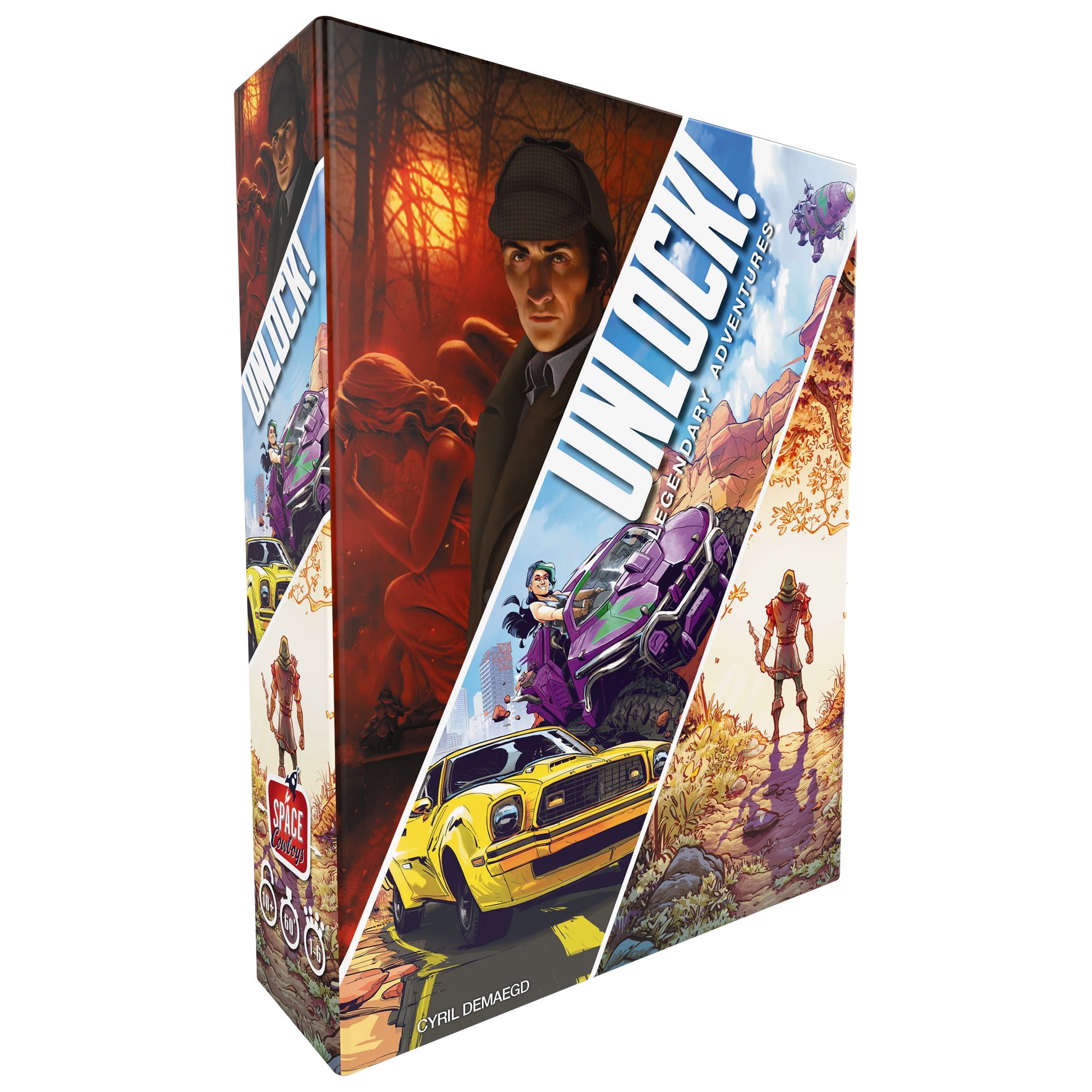 Unlock! Legendary Adventures Family Card Game for Ages 10 and up, from Asmodee