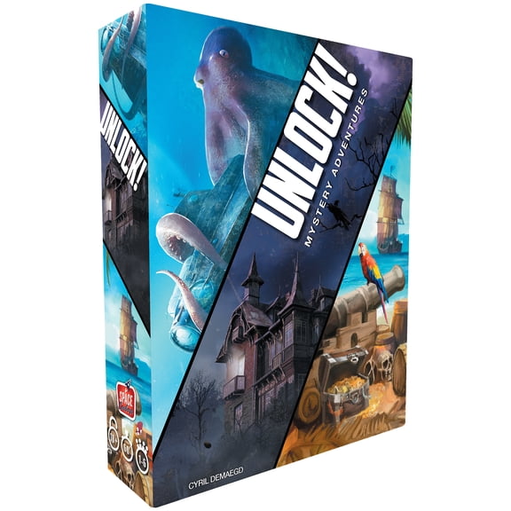 Unlock! Mystery Adventures Escape Room Card Game Space Cowboys