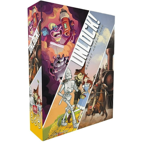 Unlock! Secret Adventures Cooperative Family Card Game for Ages 10 an up, from Asmodee