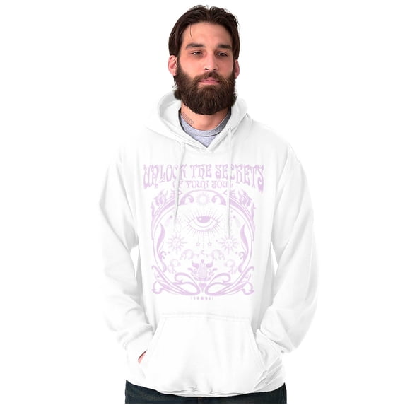 Unlock The Secrets Of Your Soul Unisex Plus Fleece Graphic Hoodie Brisco Brands 4X