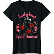 Unlock Your Power: Ladybug Spirit Animal Tee - Embrace Your True Potential and Shine Bright