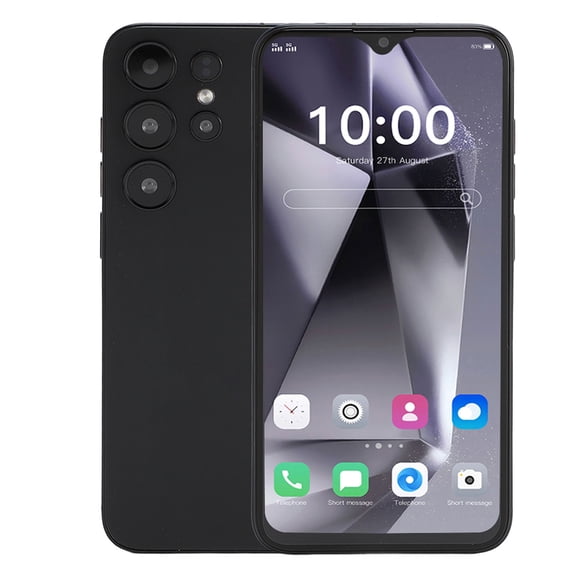 Unlocked 4G LTE Android Smartphone with Stylus, 6.28 Inches HD Screen/15.9 cm Cell Phone, MTK6737, 8GB RAM 64GB ROM, Dual SIM Standby Glass Phone, Built-in 6800mAh Battery, Black