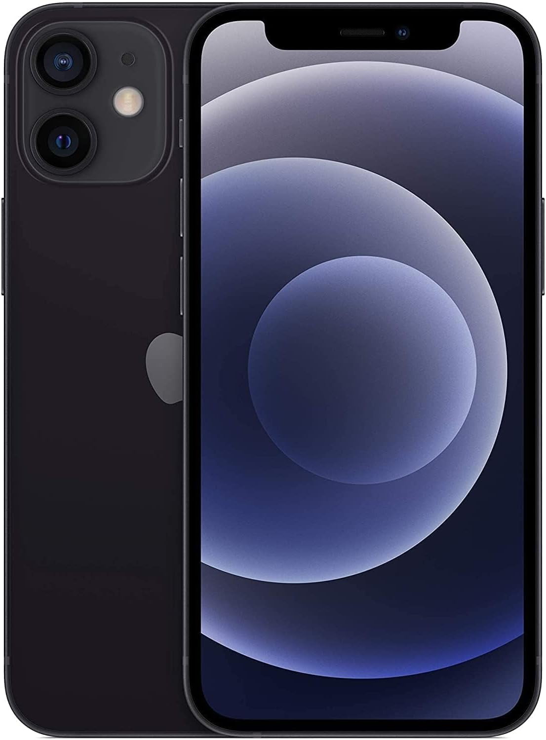 Pre-Owned Unlocked AT&T Verizon T-Mobile Sprint, Apple, MG8L3LL/A-B, Cell Phones, iPhone 12 Mini 128GB 4GB RAM, Black
