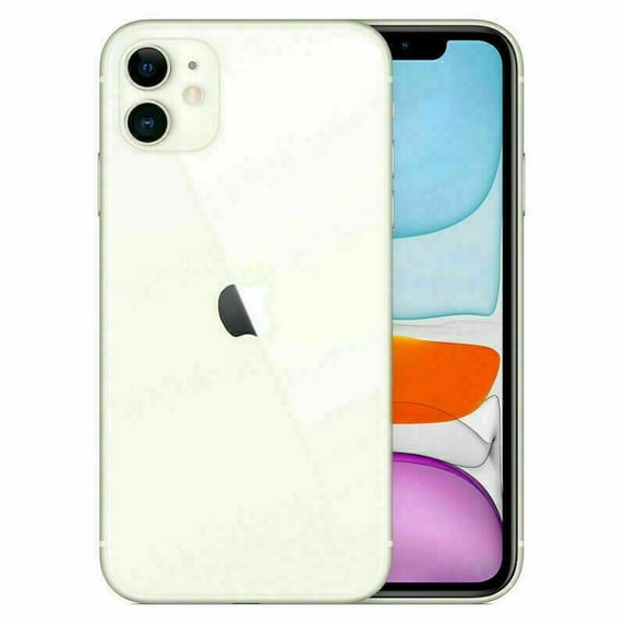 Pre-Owned Unlocked, Apple, iPhone 11, Cell Phone, 64GB, 4GB RAM, 3110 mAh, Voice-Activated, White