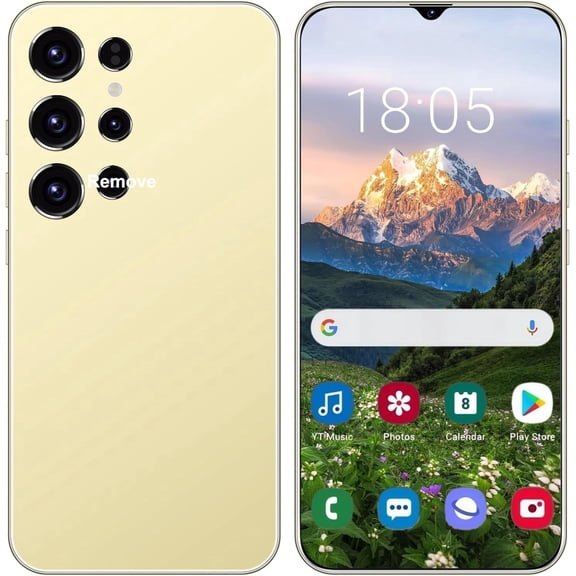 Unlocked C24 Phone,4GB+128GB 5G Smartphone with Tool Pen, Android 13.0 Cell Phone 6800mAh/Face ID/Fingerprint Lock/GPS